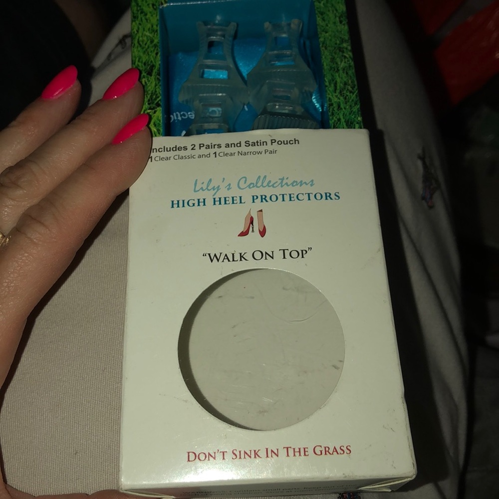 New High Heel Protectors on grass set of 2